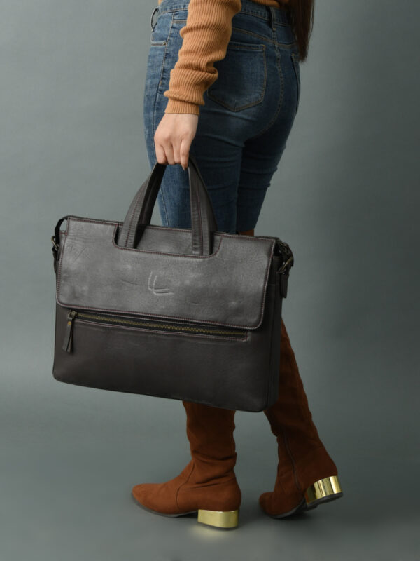 Dark brown Laptop Bag