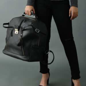 black backpack